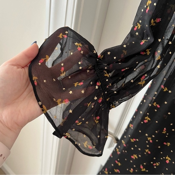 NWT - For Love and Lemons - Juliana Floral-Print Maxi Dress - Picture 9 of 13